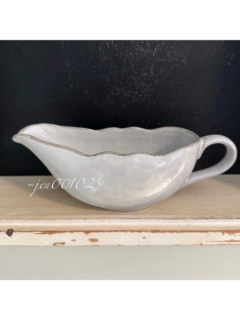 Carved Edge Gravy Boat Cream - Hearth & Hand Magnolia